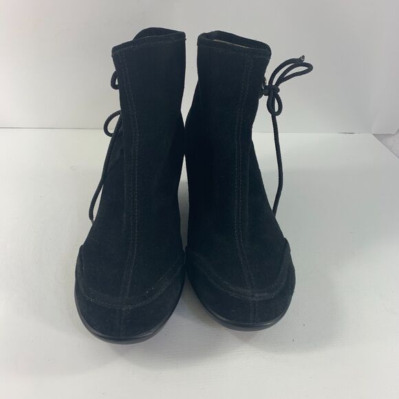 CROCS Black Ankle Boots - Picture 12 of 14